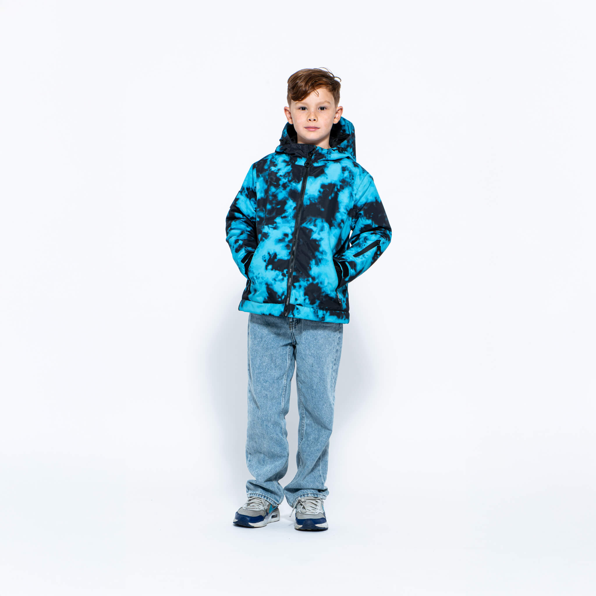 Kids 2-in-1 Snow Suit, Turquoise Tie Dye