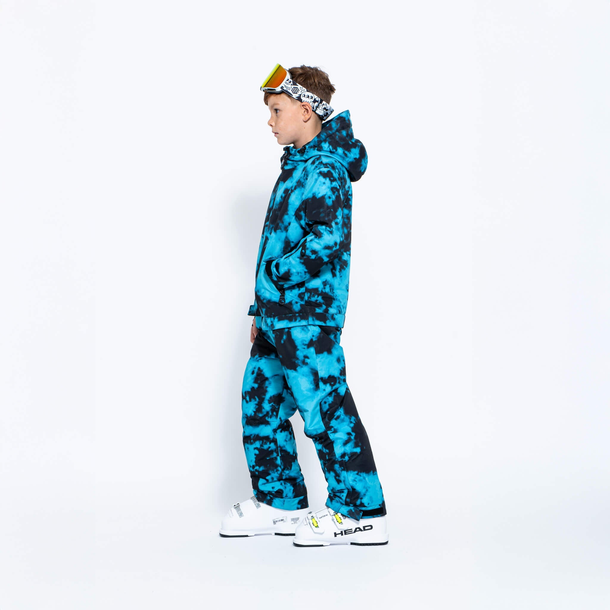 Kids 2-in-1 Snow Suit, Turquoise Tie Dye