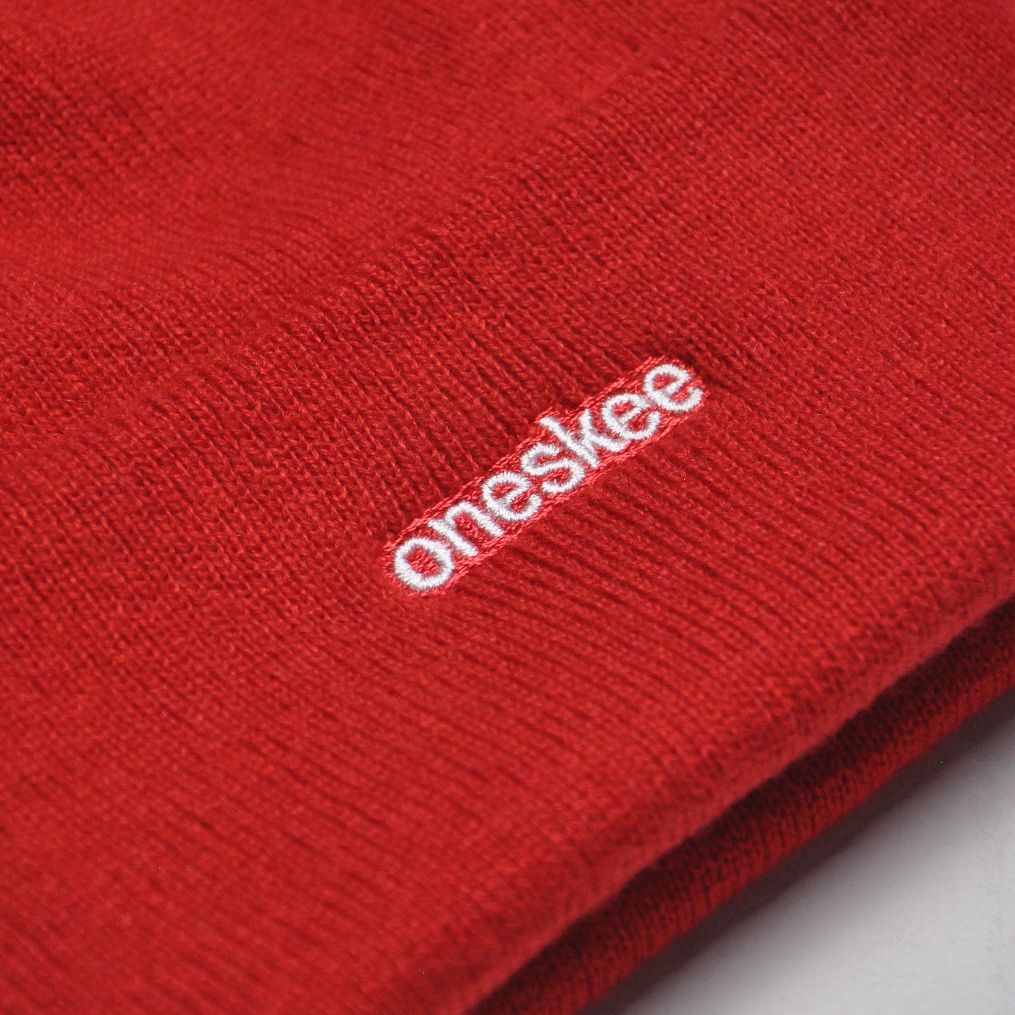 Kids Essential Logo Beanie, Red
