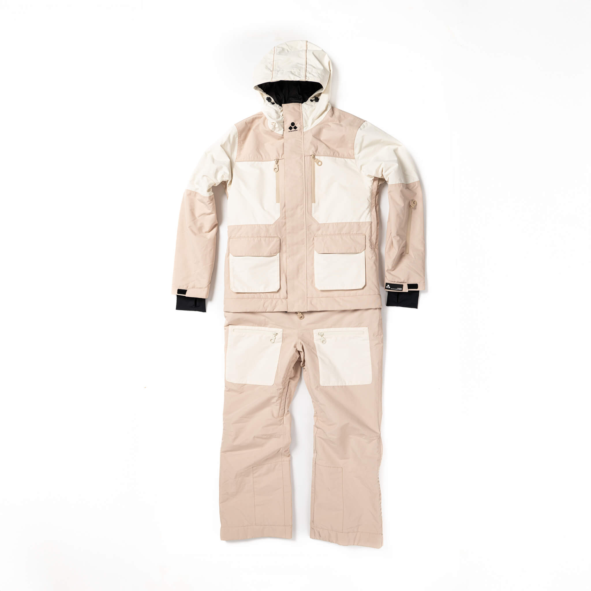 Men's 3-in-1 Snow Suit, Sand & White