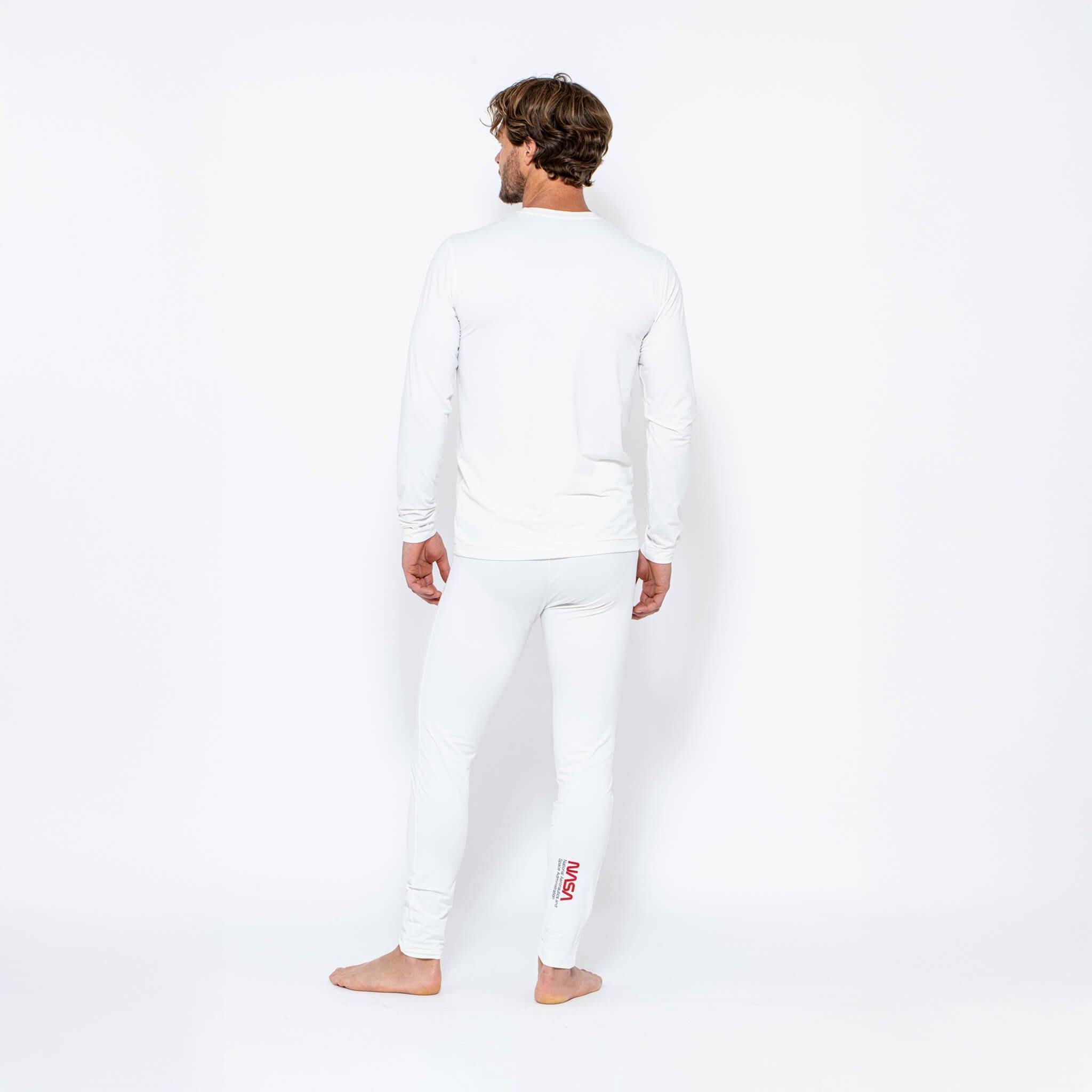 Men's Base Layer Set, White NASA