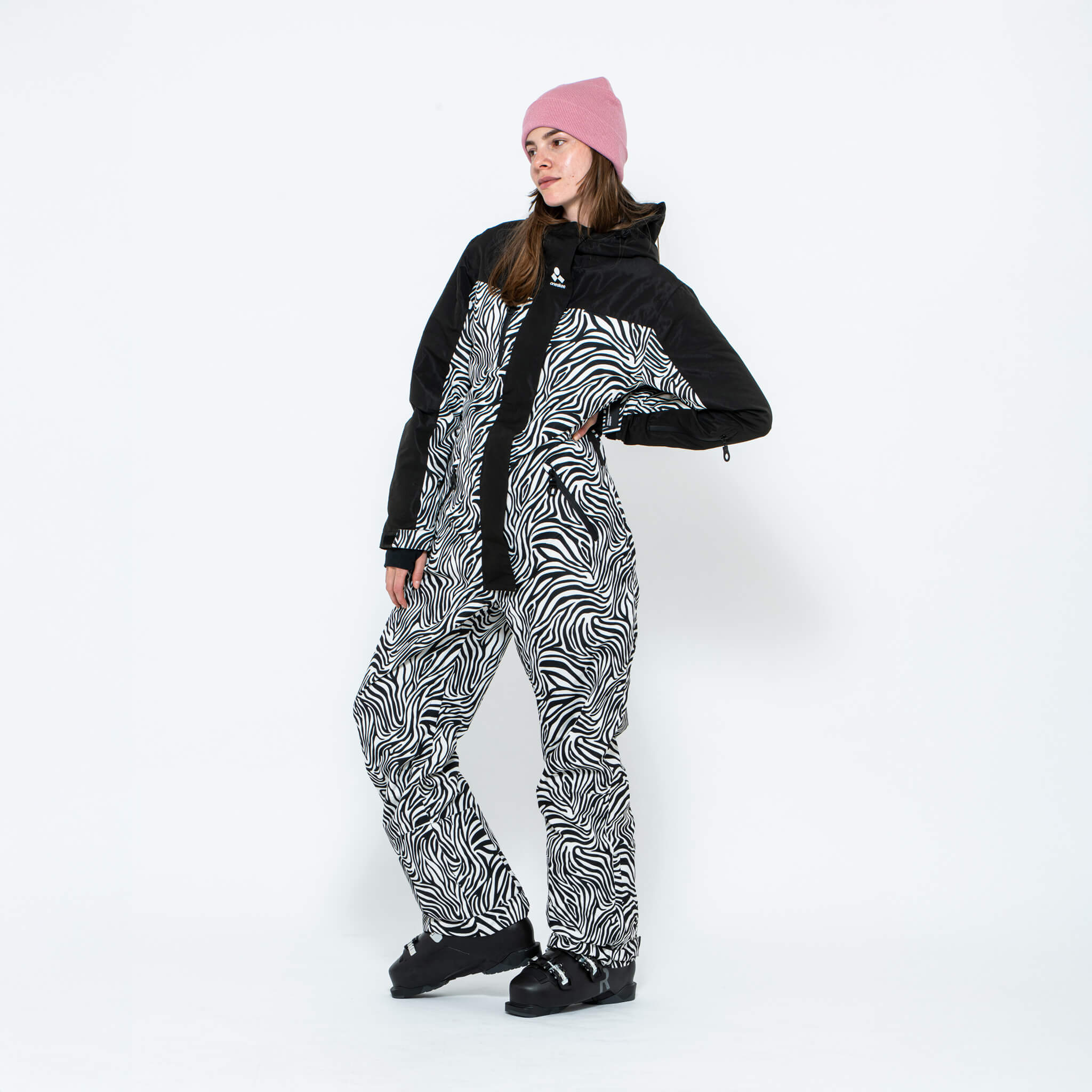 Women's Snow Suit, Zebra