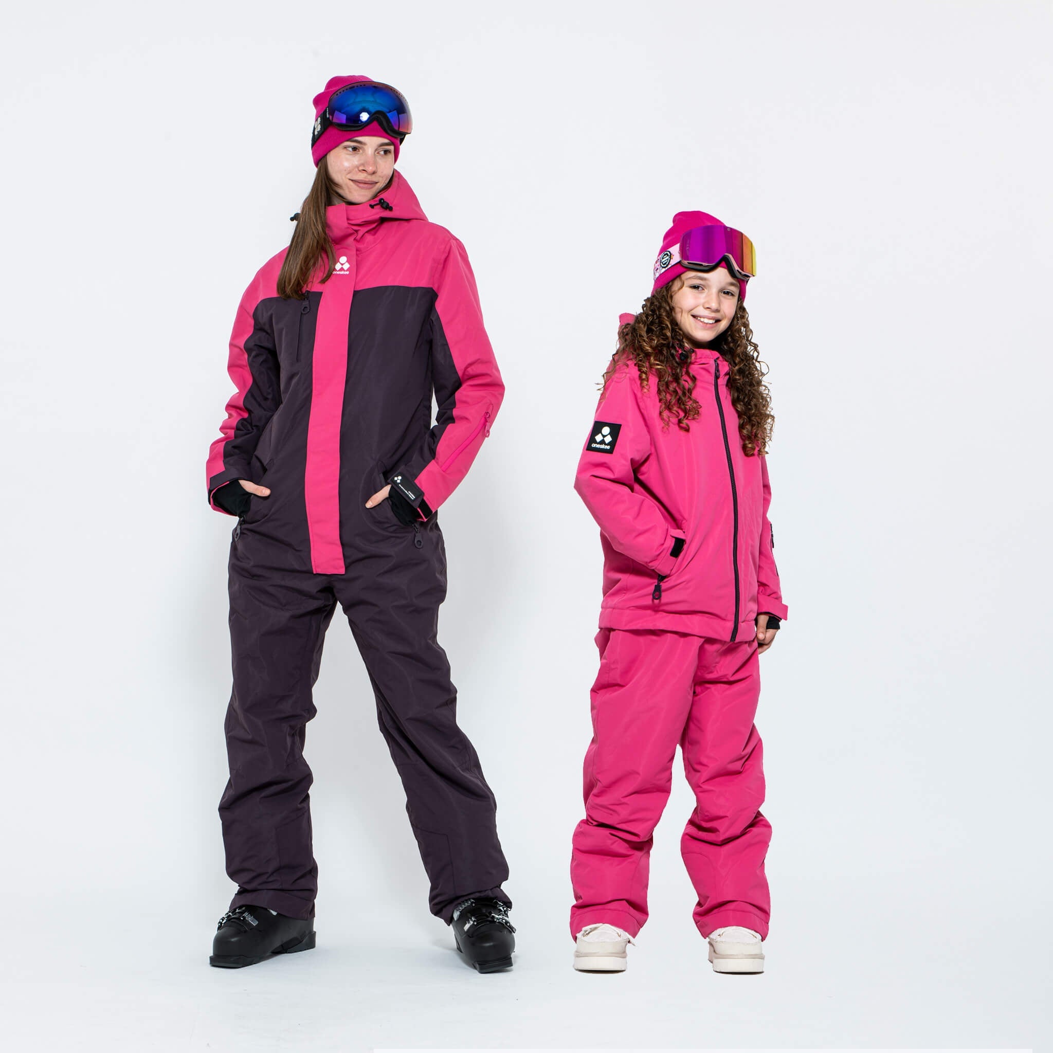 Kids 2-in-1 Snow Suit, Raspberry