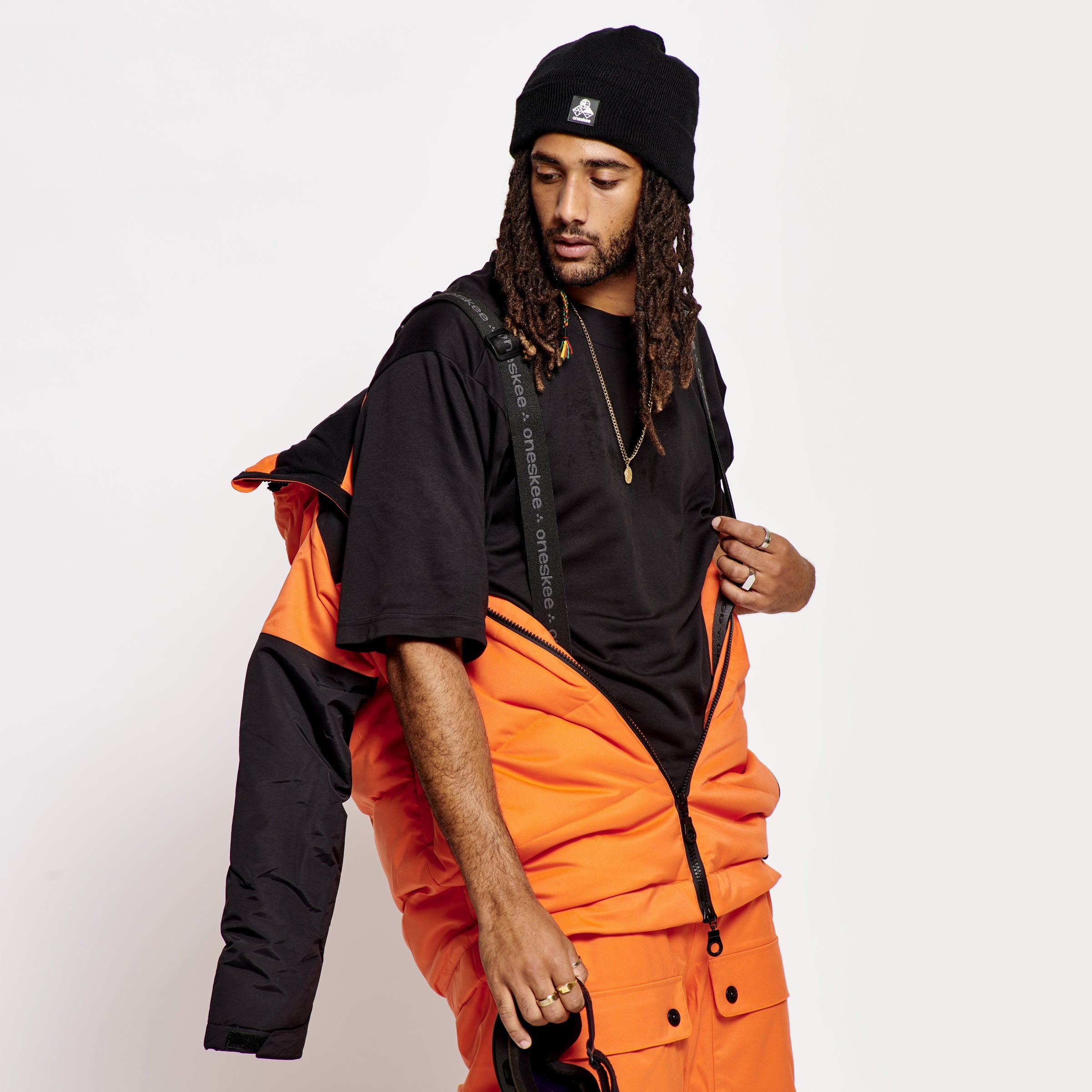 Men's 2-in-1 Snow Suit, Orange