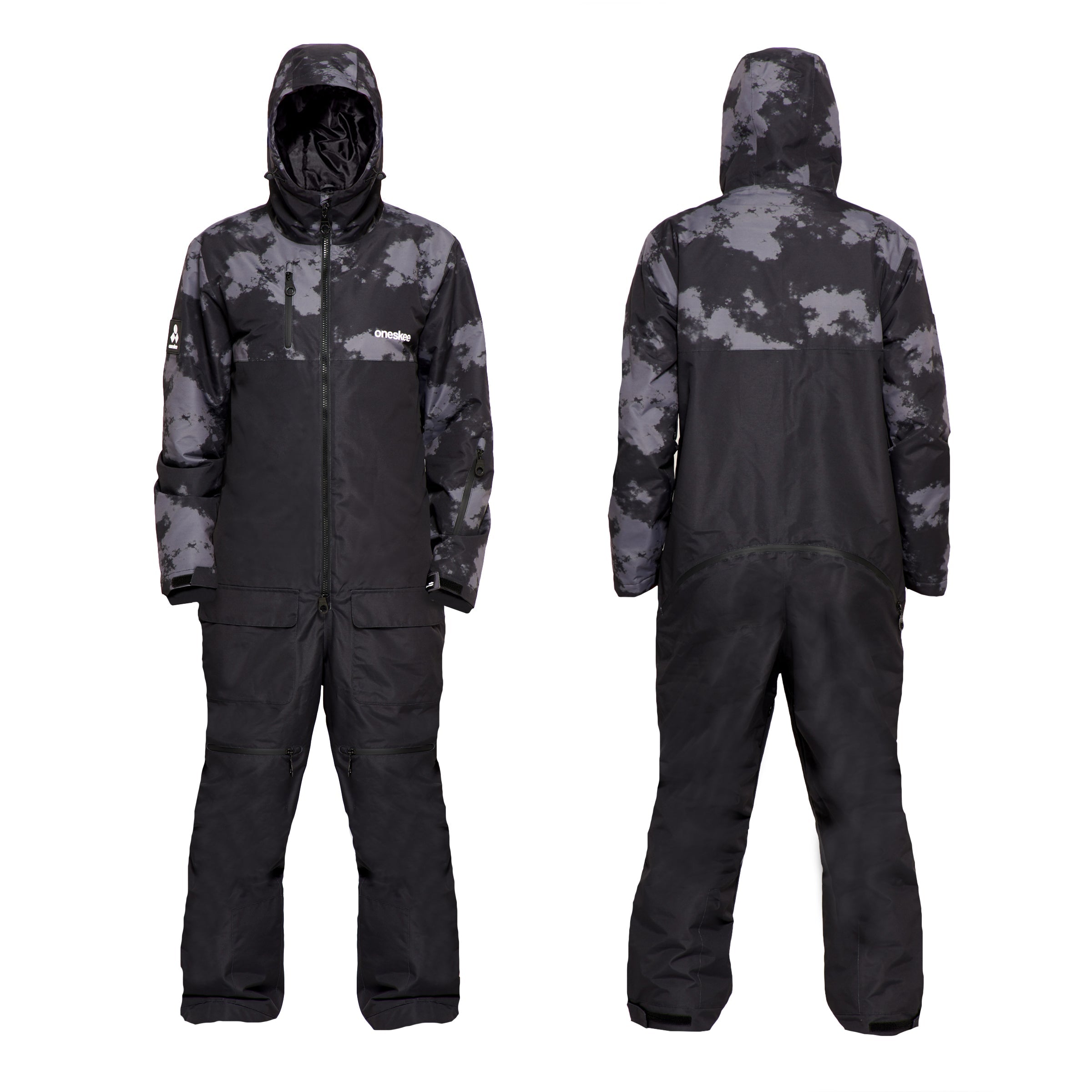 Men's Snow Suit, Black Storm