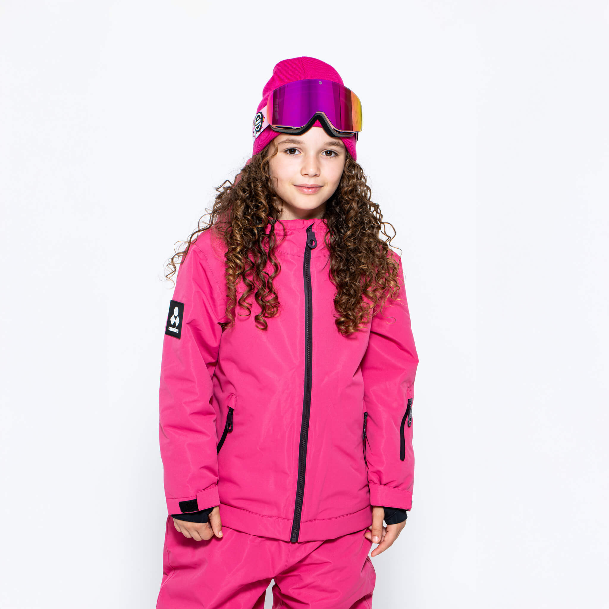 Kids 2-in-1 Snow Suit, Raspberry - Oneskee US