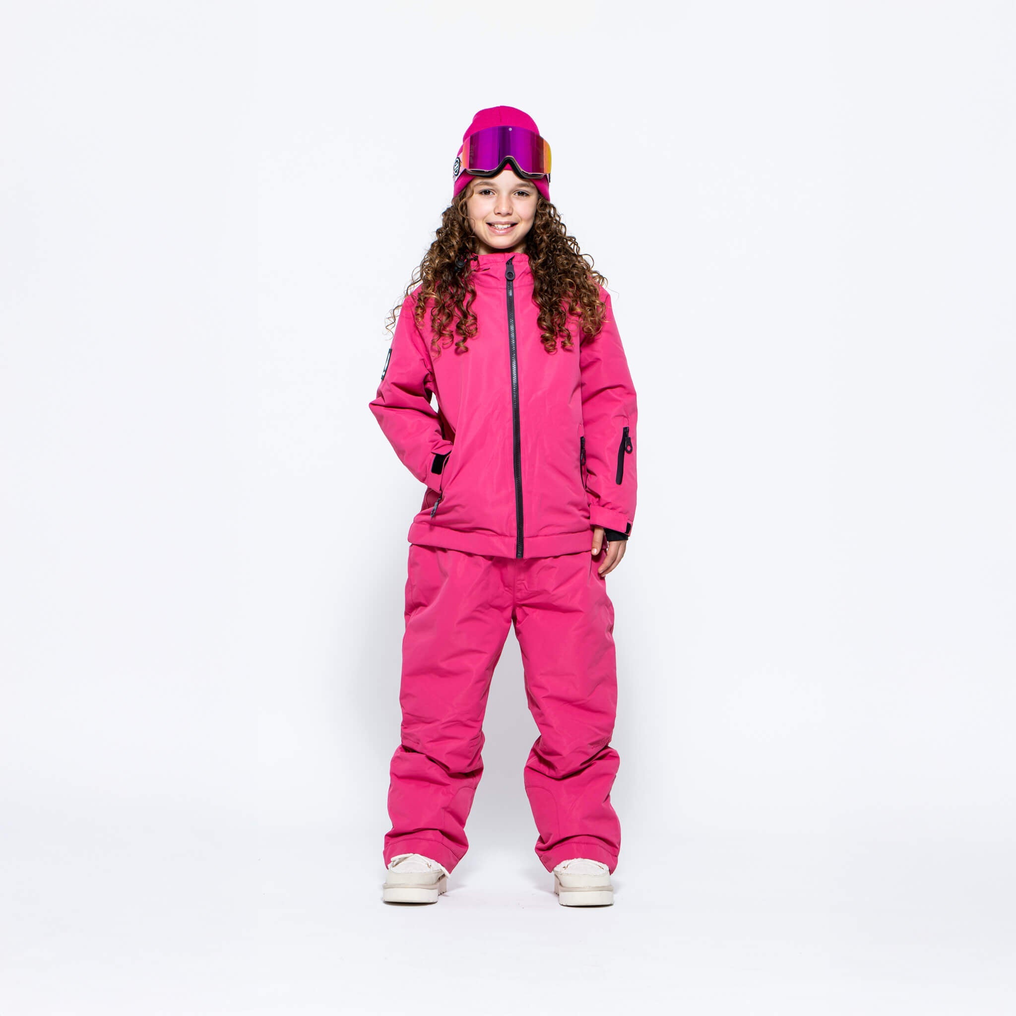 Kids 2-in-1 Snow Suit, Raspberry