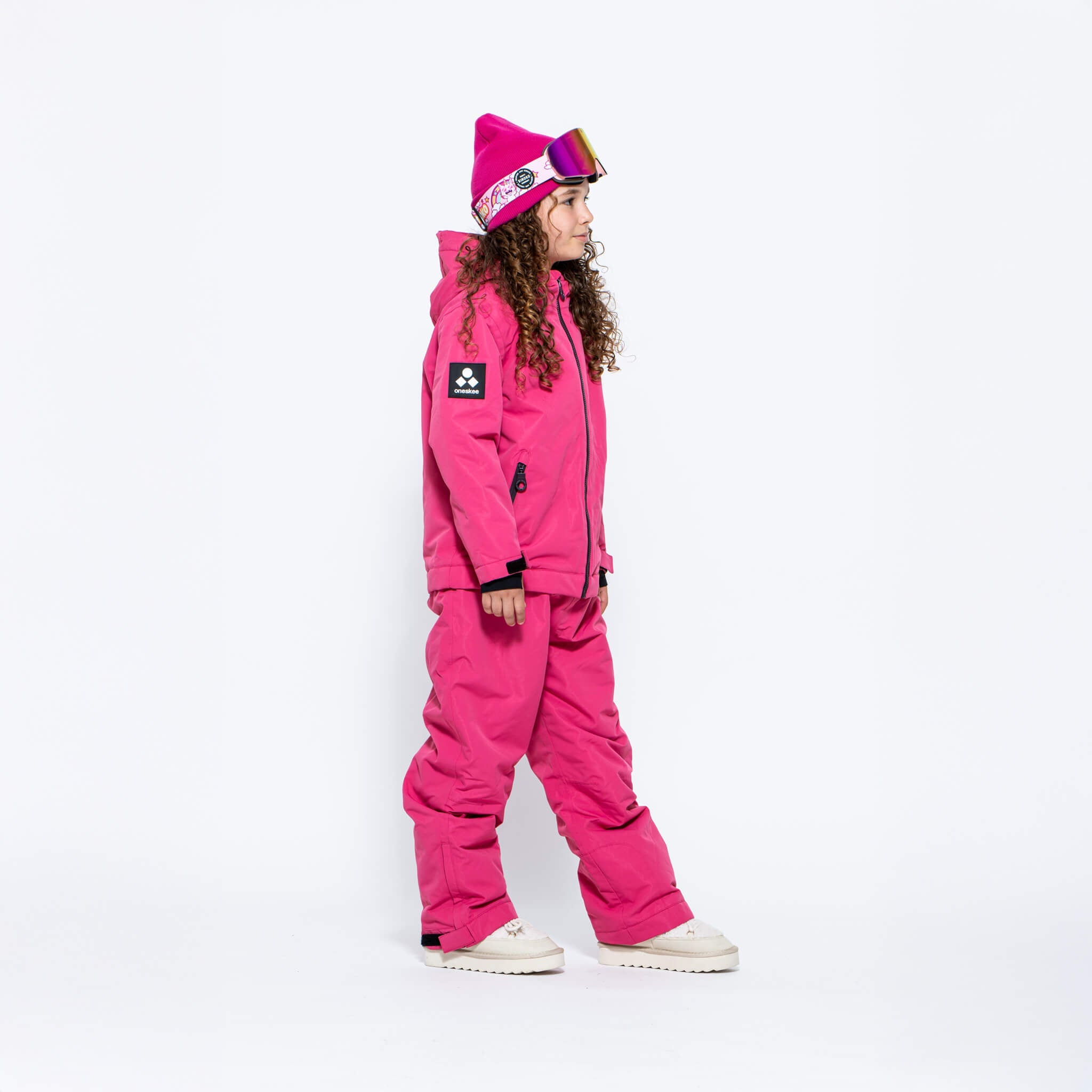 Kids 2-in-1 Snow Suit, Raspberry - Oneskee US