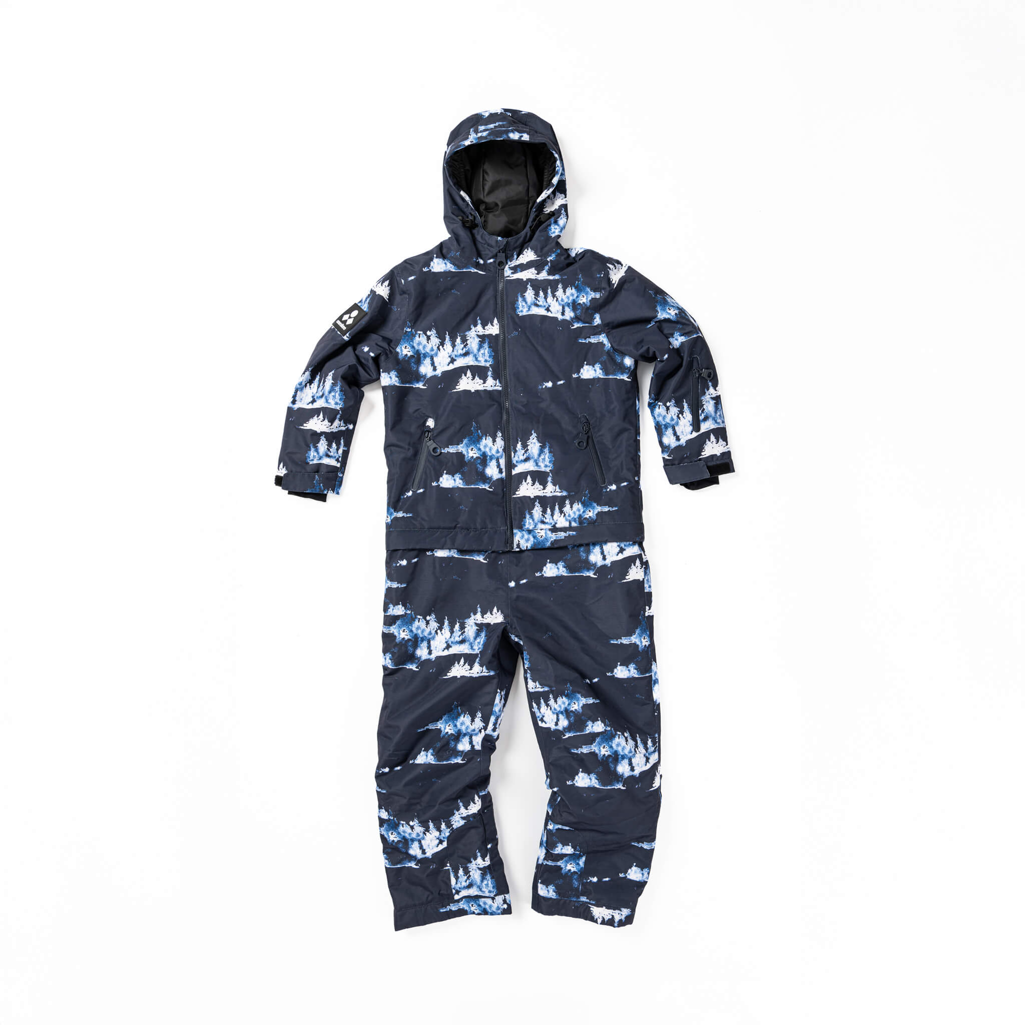 Kids 2-in-1 Snow Suit, Blue Forest - Oneskee US