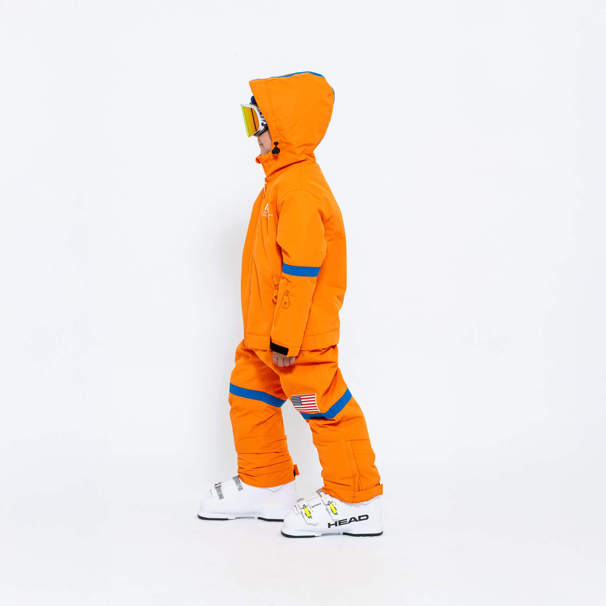 【新品】NASAスノーウェアキッズS Kids 2-in-1 Snow Suit, Orange NASA - Oneskee US