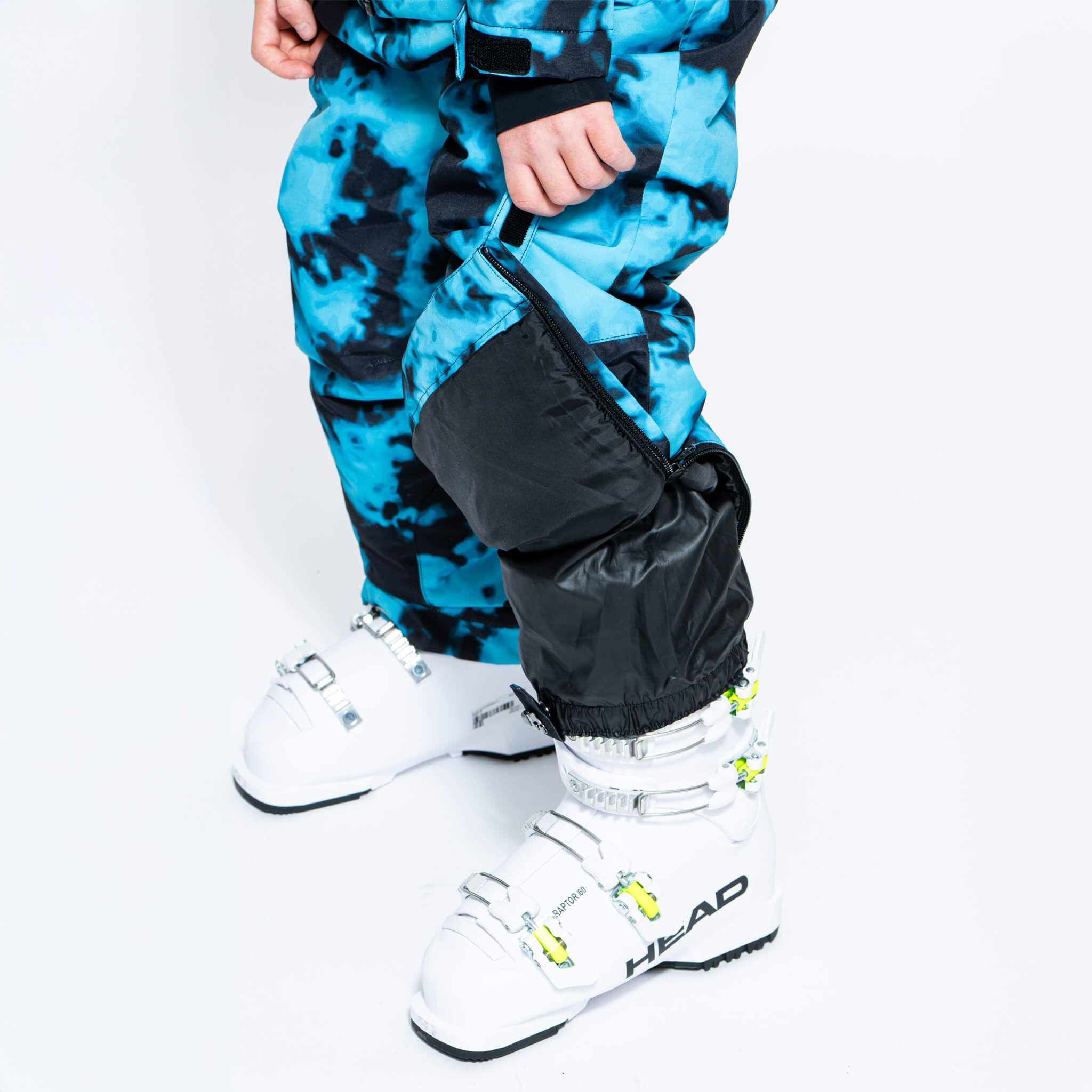 Kids 2-in-1 Snow Suit, Turquoise Tie Dye - Oneskee US