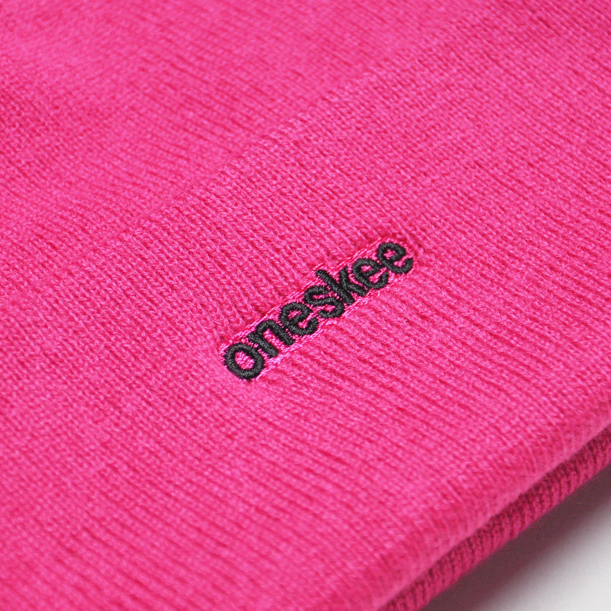 Kids Essential Logo Beanie, Bright Pink