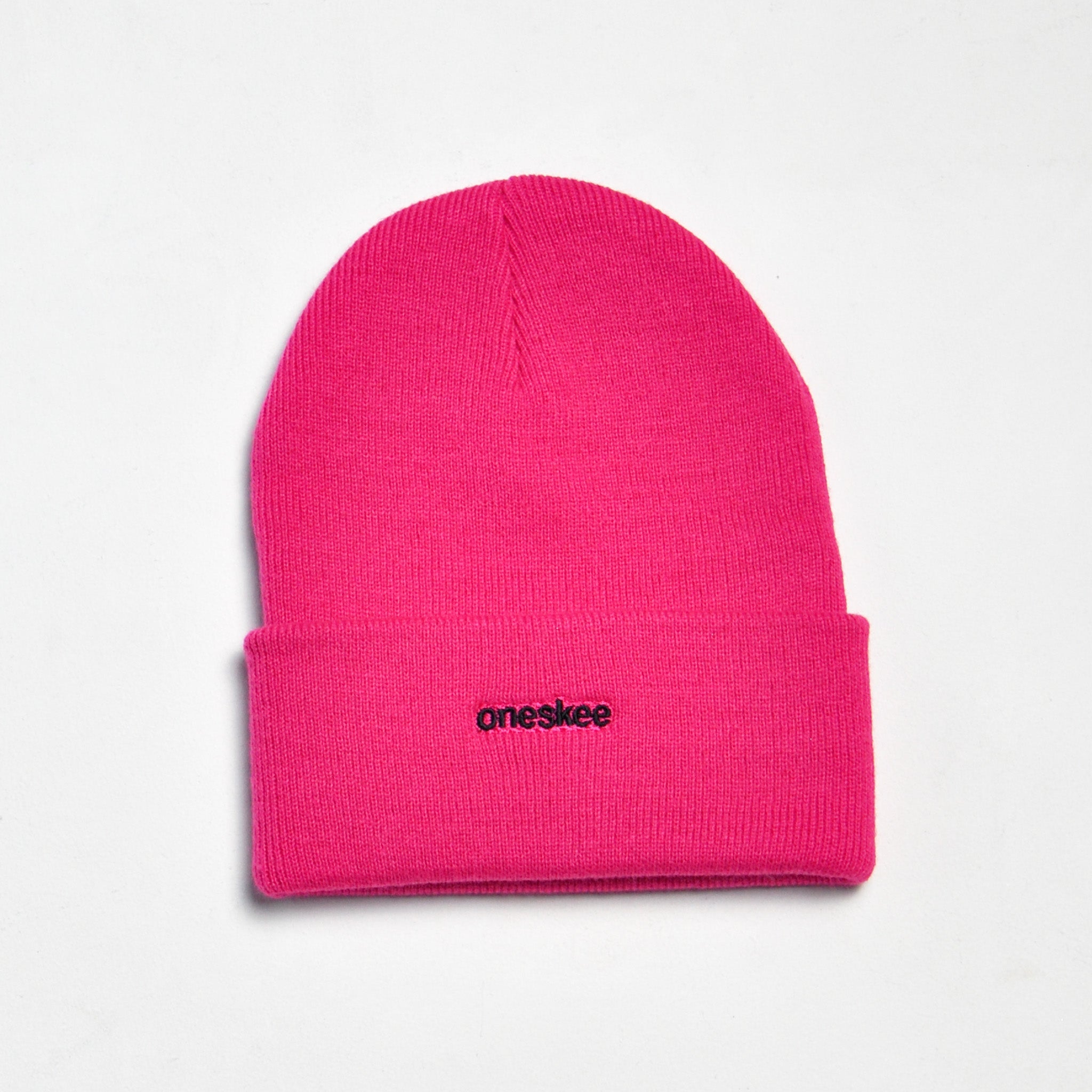 Kids Essential Logo Beanie, Bright Pink