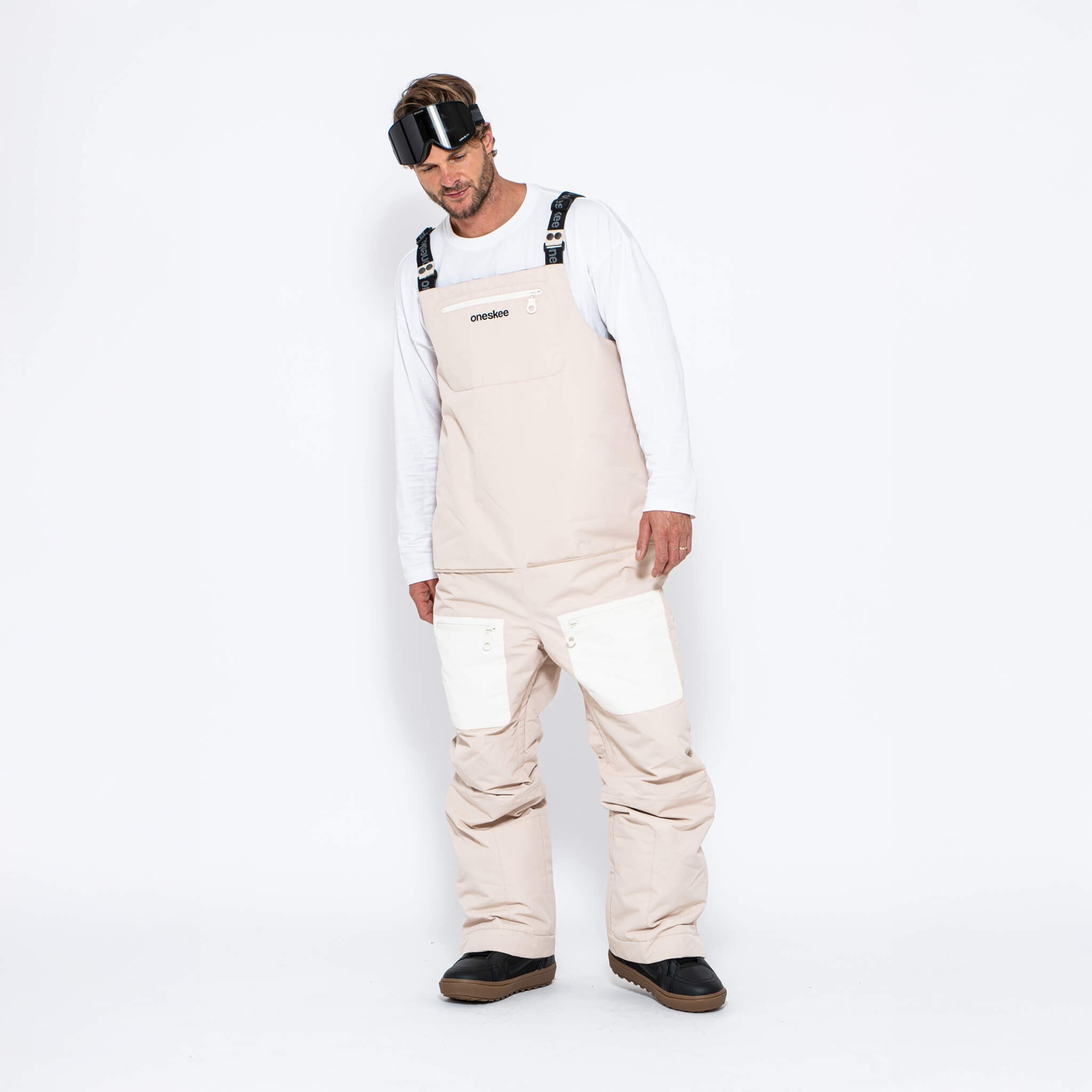 Men's 3-in-1 Snow Suit, Sand & White