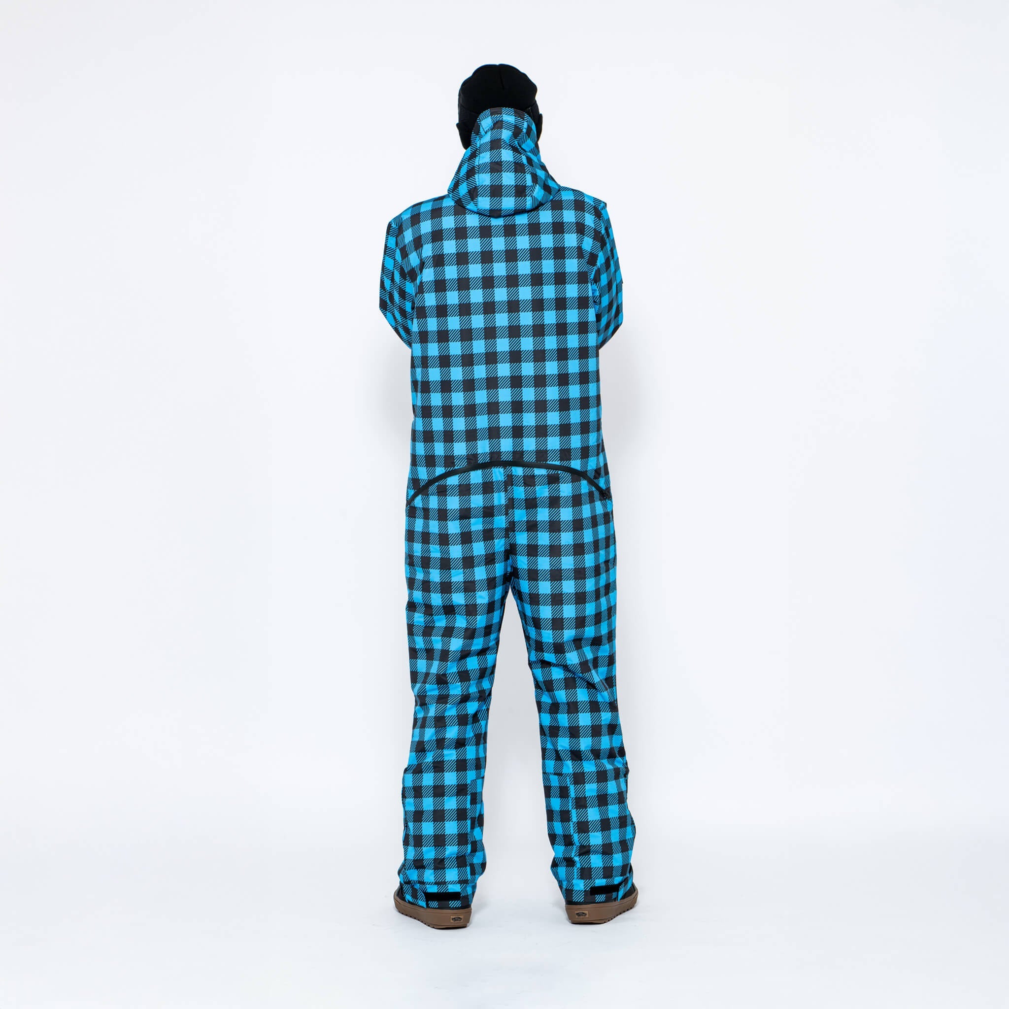 Men's Snow Suit, Blue Check