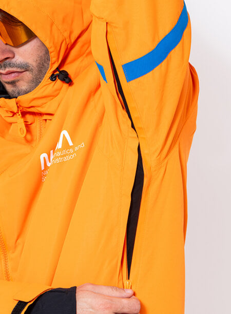 Men's Snow Suit, Orange NASA - Oneskee US