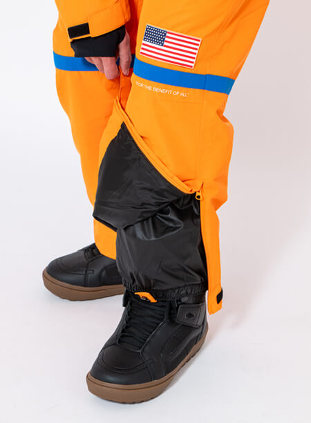 Men's Snow Suit, Orange NASA - Oneskee US