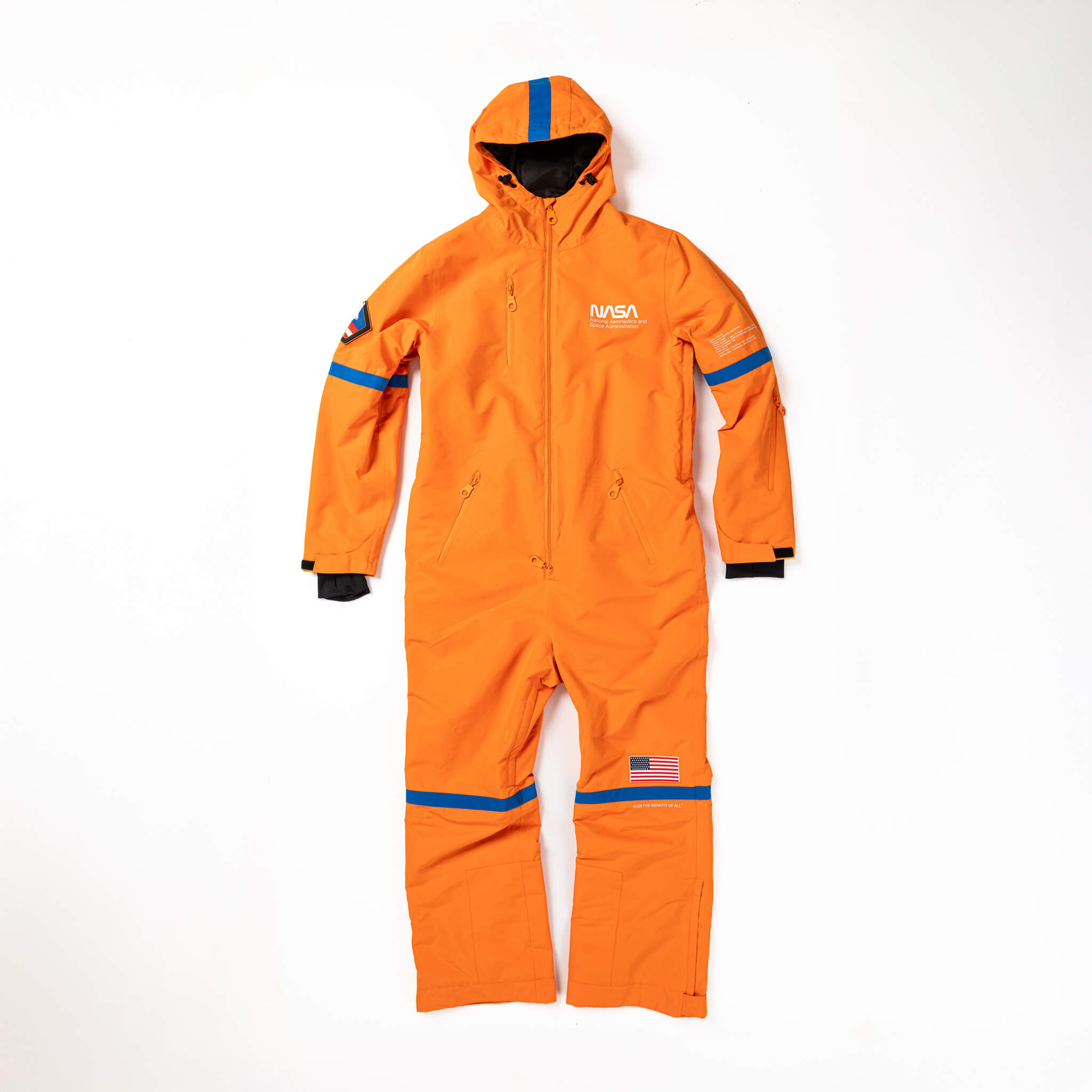 Men's Snow Suit, Orange NASA - Oneskee US