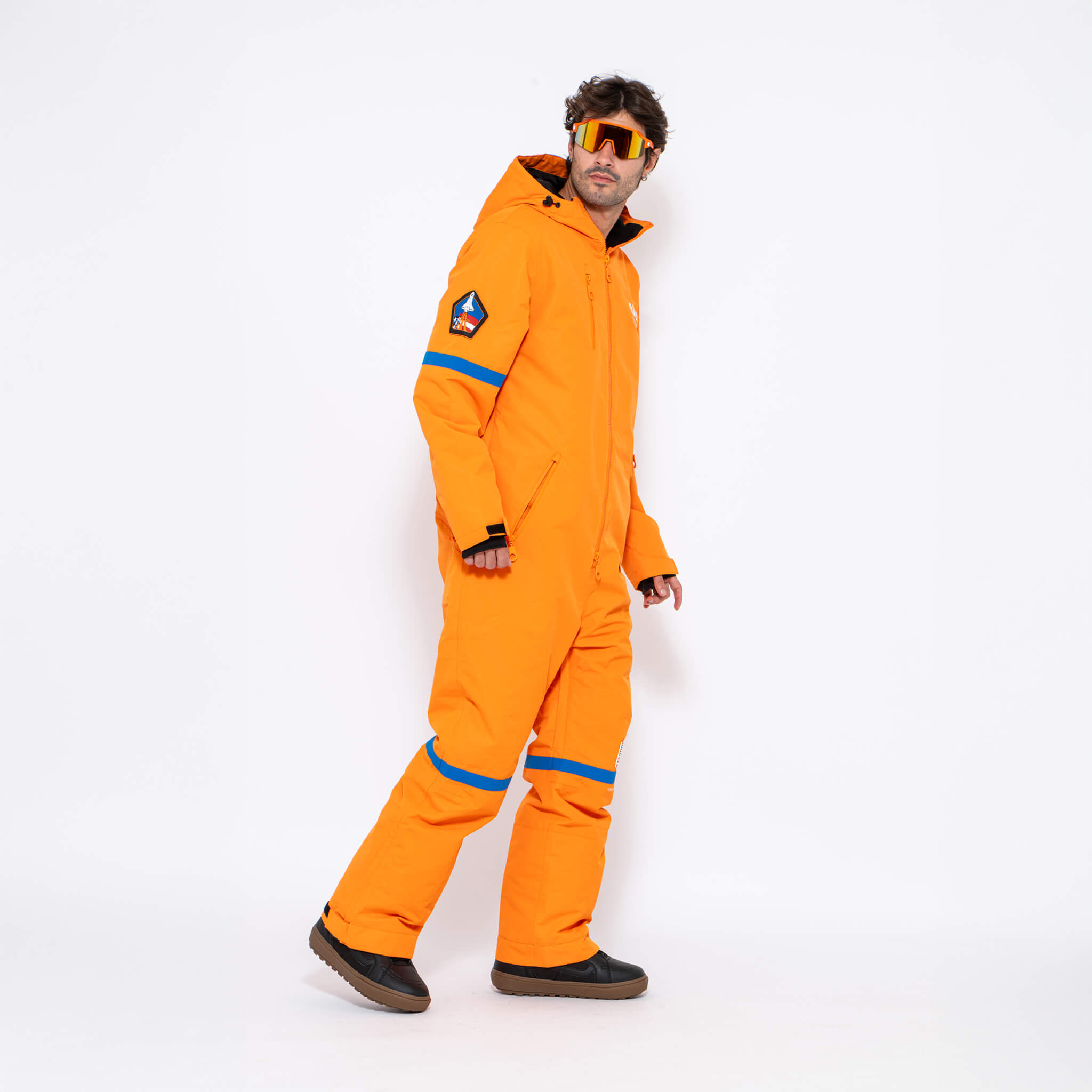 Men's Snow Suit, Orange NASA - Oneskee US
