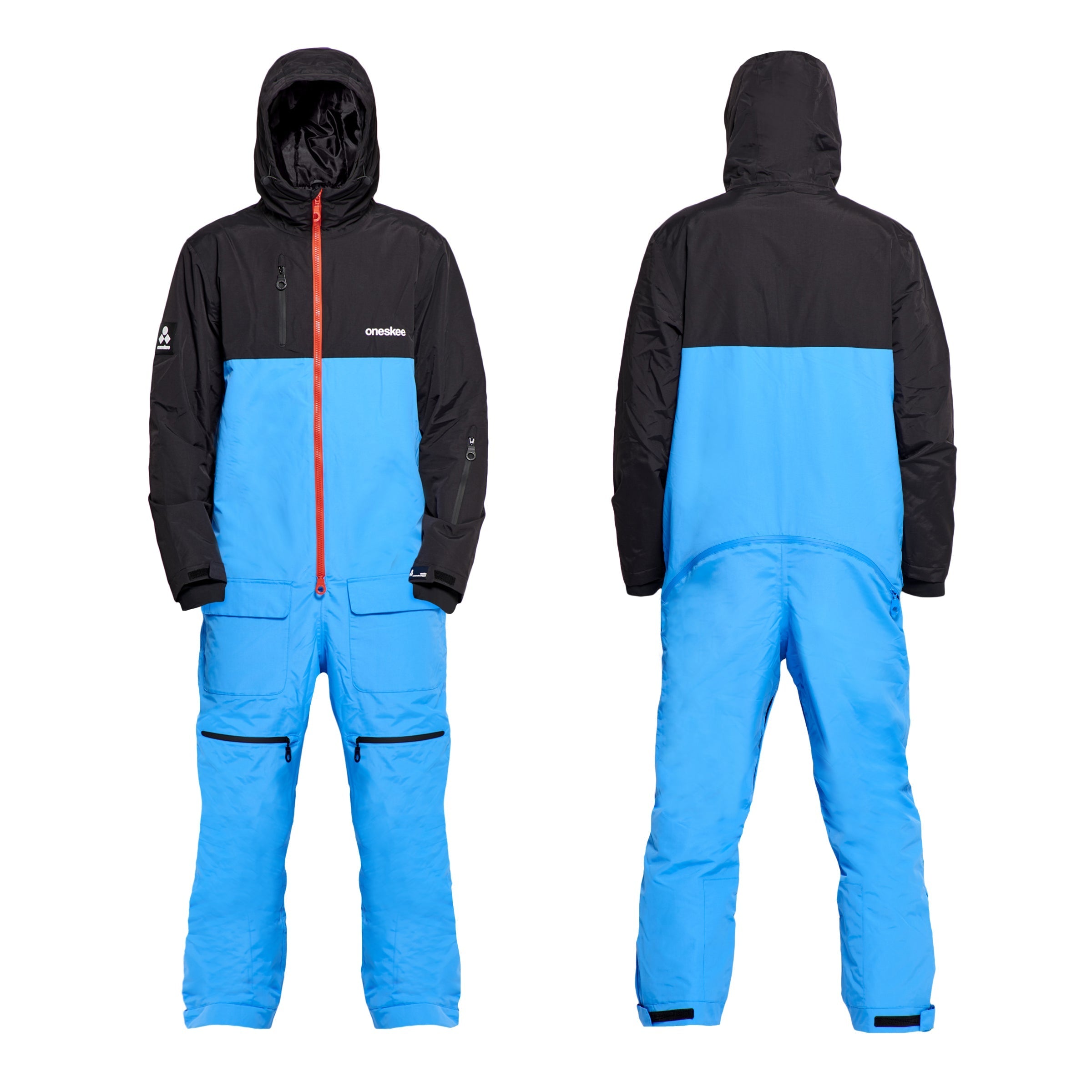 Men's Snow Suit, Blue & Black