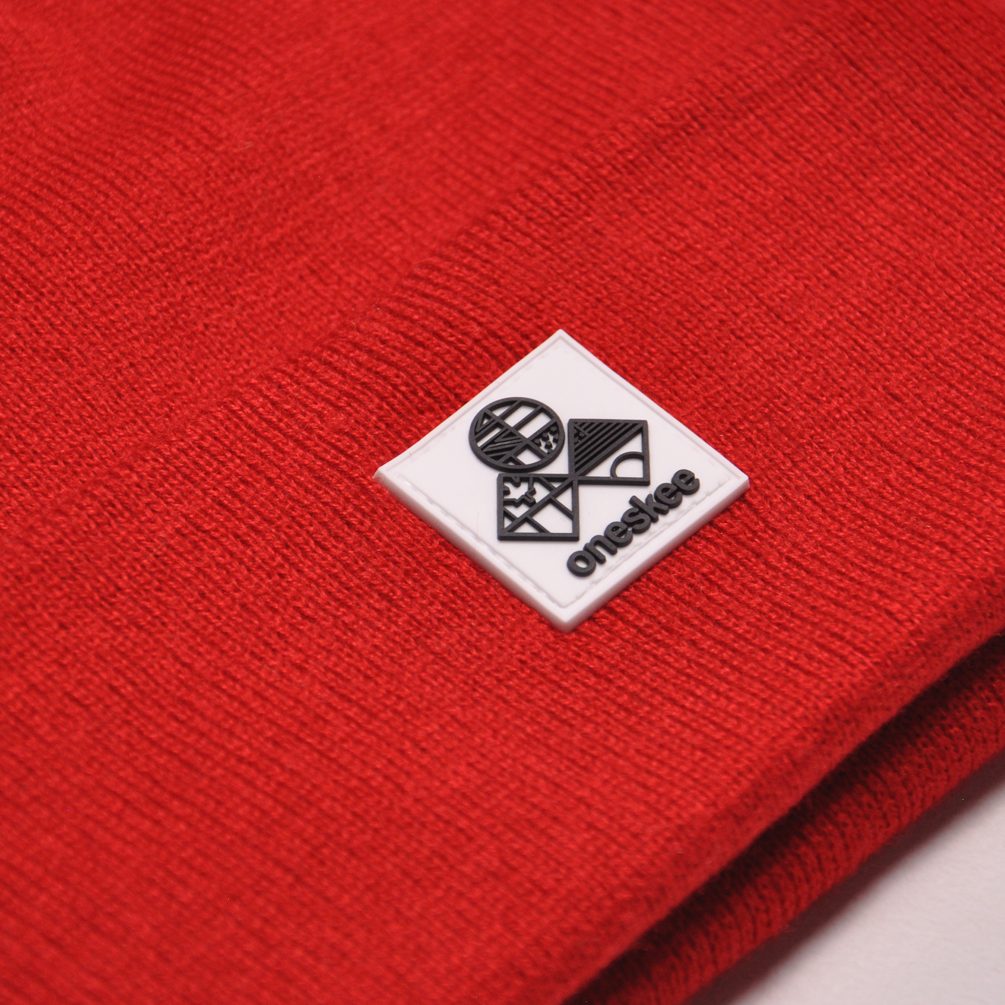 Flag Logo Beanie, Red