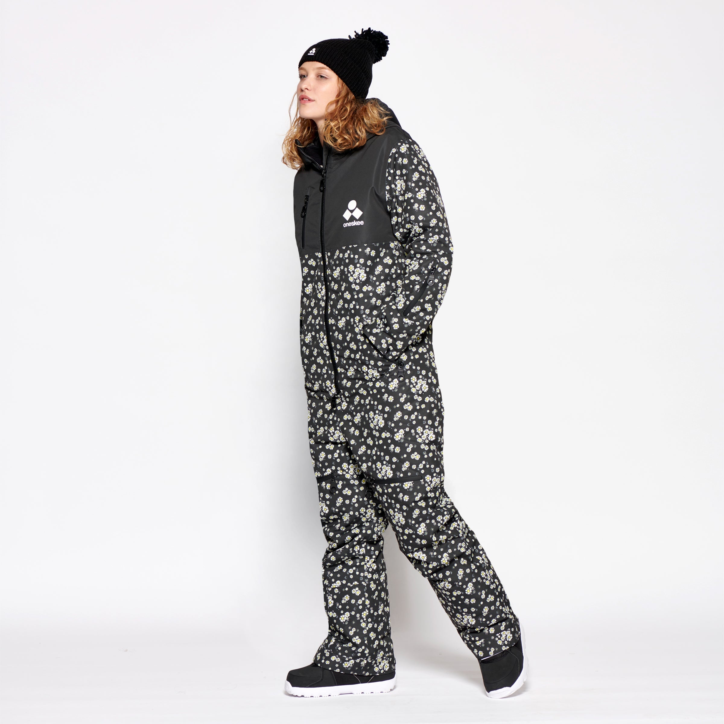 Bundle - Women's & Kids Black Floral - oneskee-ltd-us Bundle - Women's & Kids Black Floral - oneskee-ltd-us