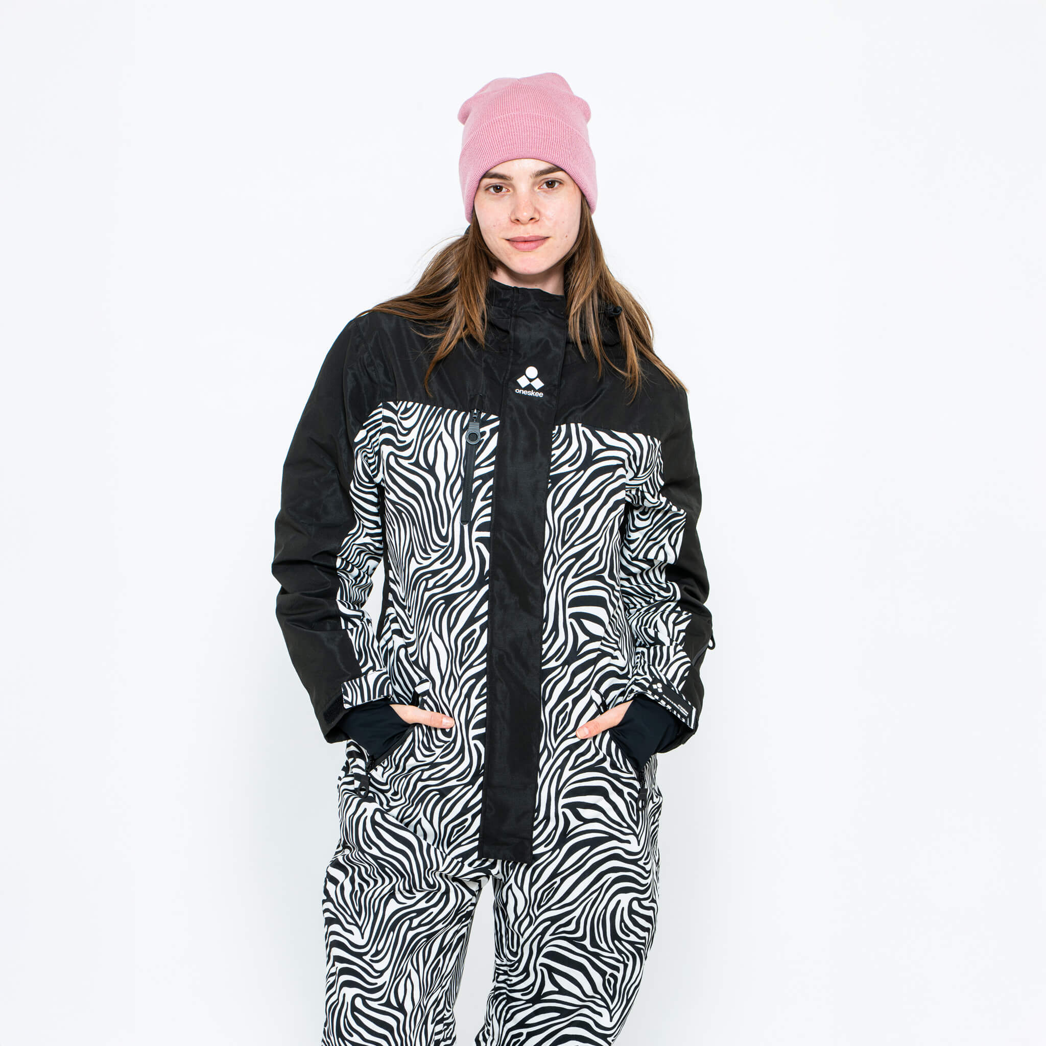 Women's Snow Suit, Zebra