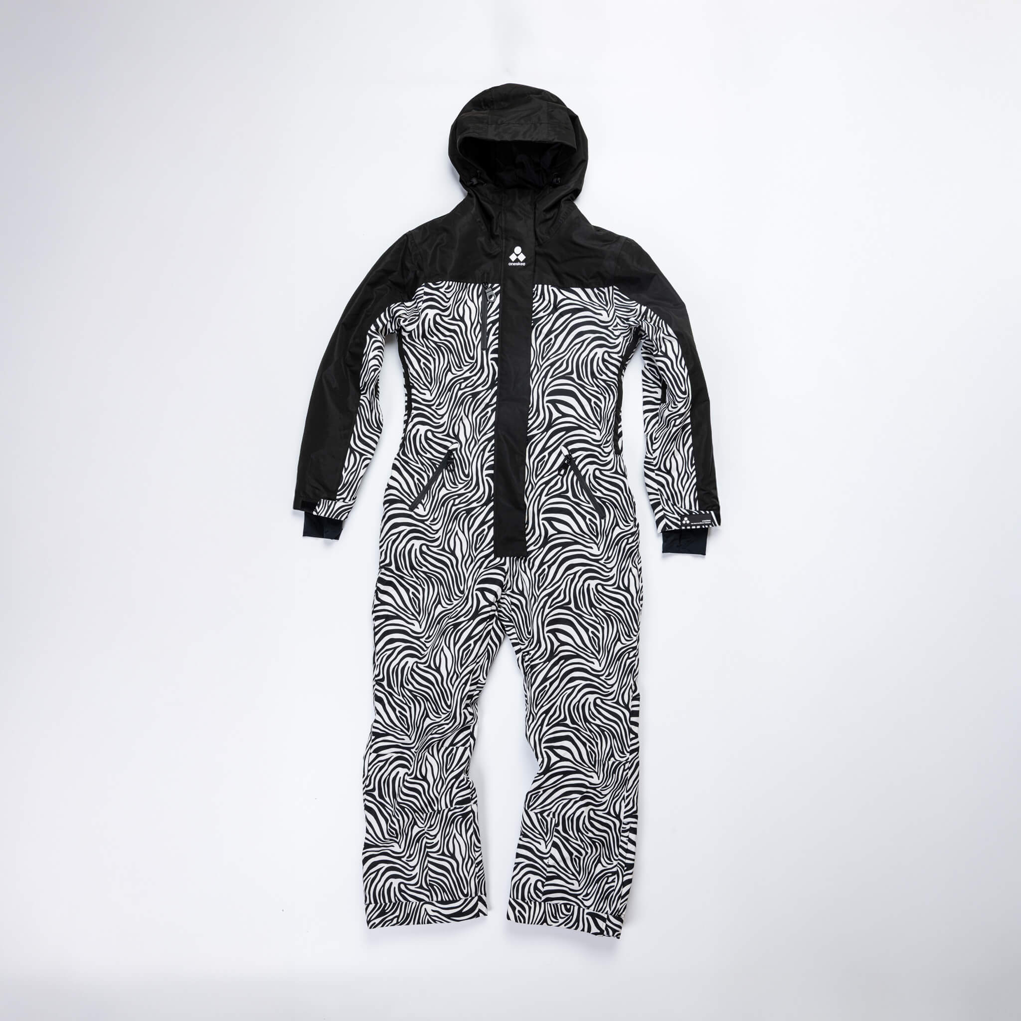 Women's Snow Suit, Zebra - Oneskee US