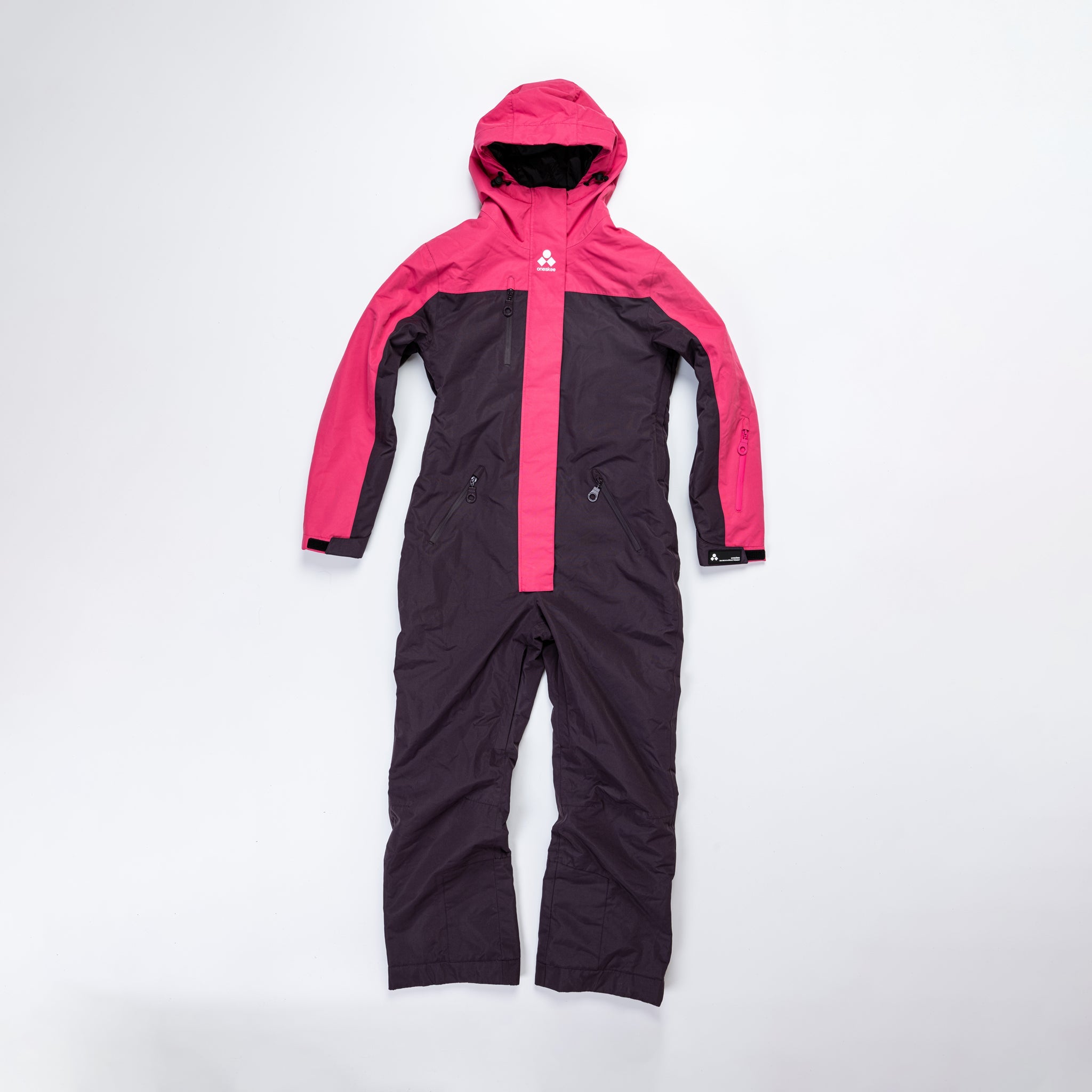 Women's Snow Suit, Cherry & Raspberry - Oneskee US