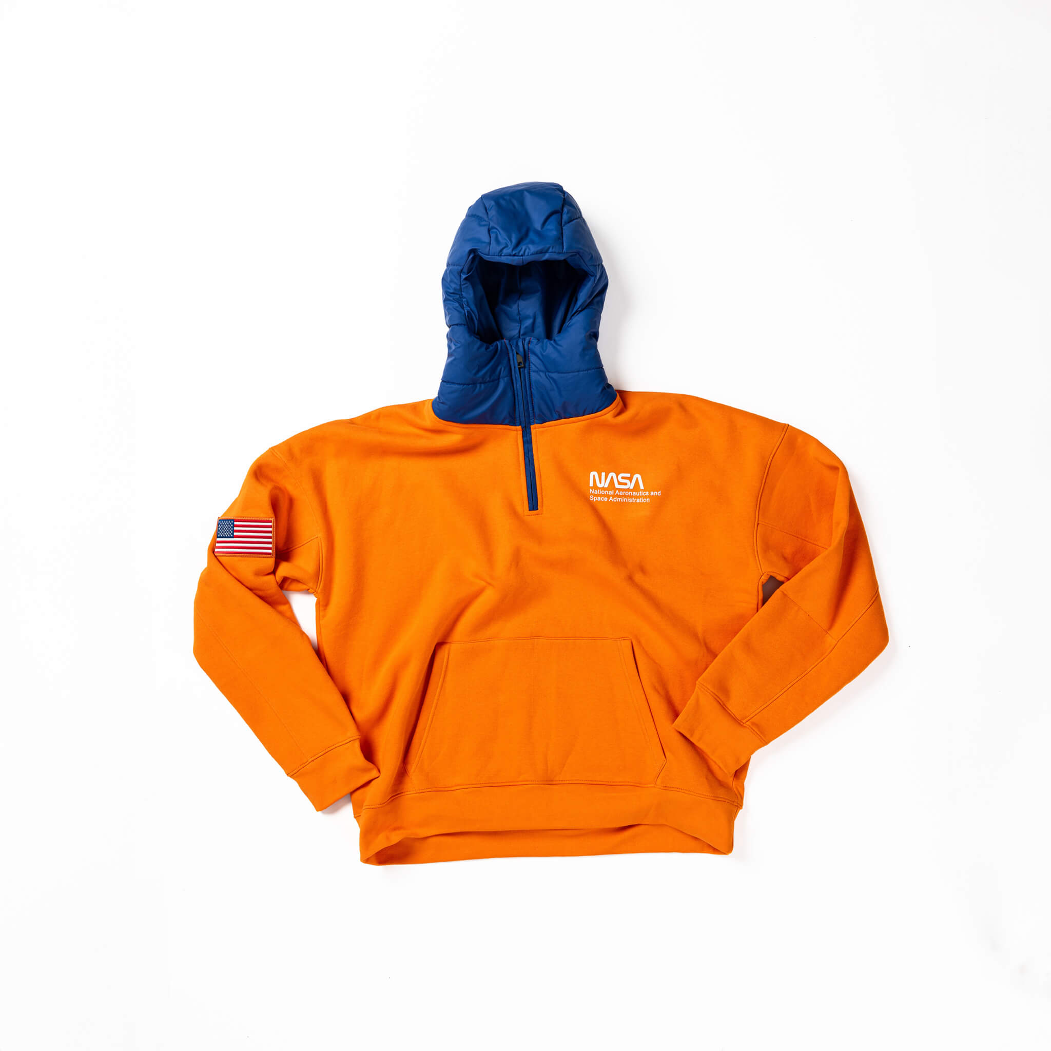 WR Puffer Hoodie, Orange NASA - Oneskee US