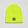 Flag Logo Beanie, Neon Yellow